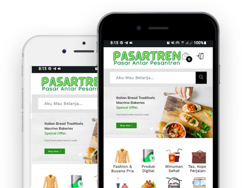 Android application PASARTREN screenshort