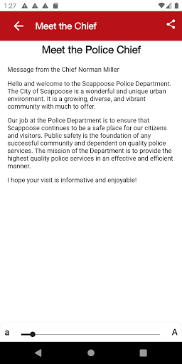 City of Scappoose, Oregon Screen 2