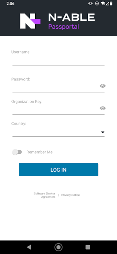 Android application N-able Passportal Mobile App screenshort