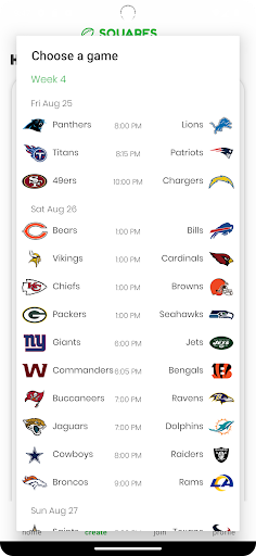 Squares Screen 2