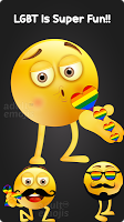 screenshot of LGBT Emoji Sticker Keyboard