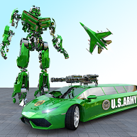 Flying Limo Car Robot: Flying Car Transformation
