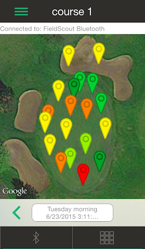 Android application FieldScout Classic screenshort