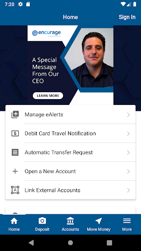 Encurage Financial Network Screen 3