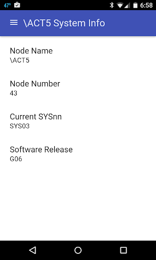 NonStop Explorer Screen 2