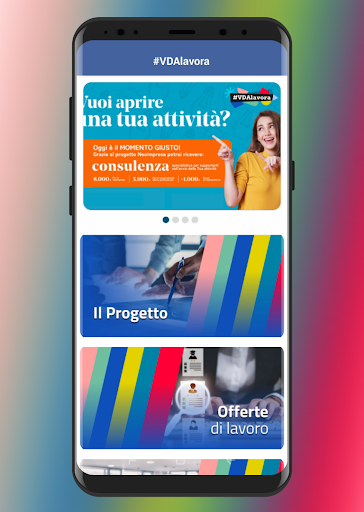 Android application #VDAlavora - Trova Lavoro screenshort