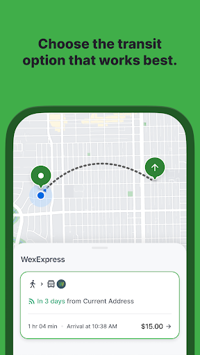 Screenshot of WexExpress
