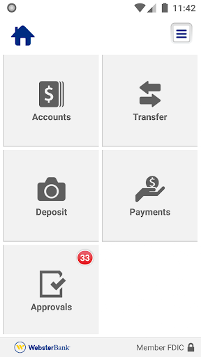 Webster SNB Business Mobile Screen 3