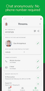 Free Threema. Secure and private Messenger 5