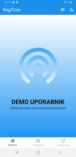 Android application ERMan RegTime screenshort