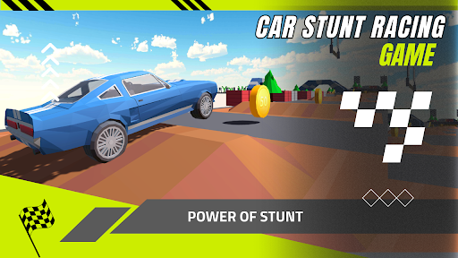 Android application Car Stunt Racing Game screenshort
