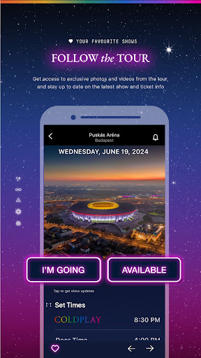 Screenshot of Coldplay