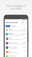 screenshot of AT&T Visual Voicemail