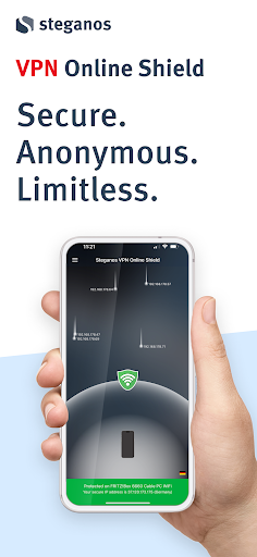 Android application Steganos VPN Online Shield screenshort
