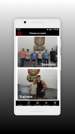 Android application NEXGEN screenshort