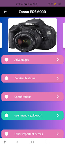 Canon EOS 600D guide Screen 3
