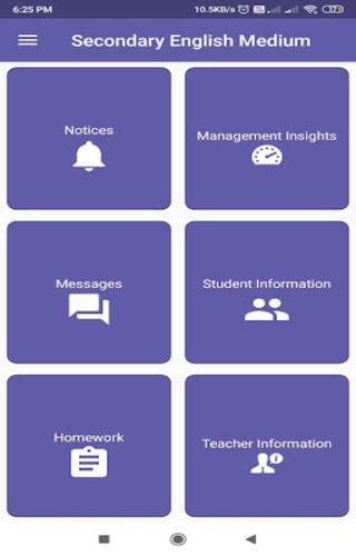 Android application Myelin Test App - Parent screenshort