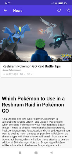 Android application News: App news screenshort