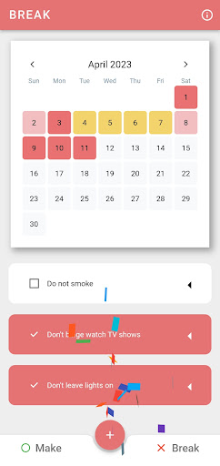 Make and Break Screen 2