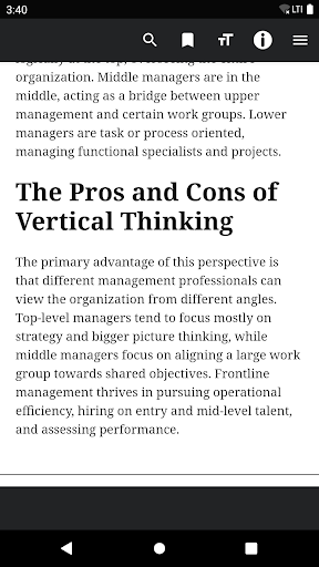 Management Handbook Screen 2