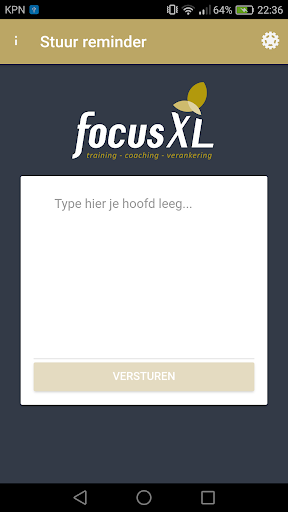 Android application FocusXL screenshort