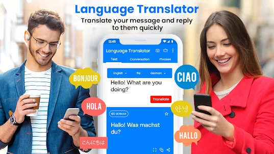 Translate App - Voice & Text