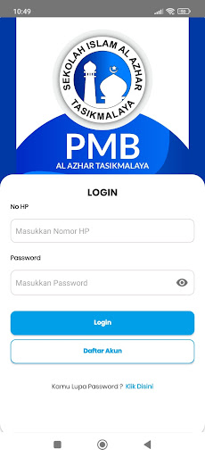 Android application PMB Al Azhar TSM screenshort