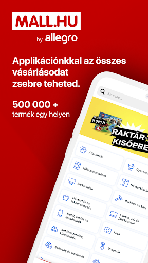 Android application Mall.hu screenshort