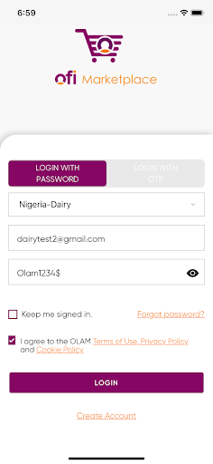 ofi Marketplace Screen 2
