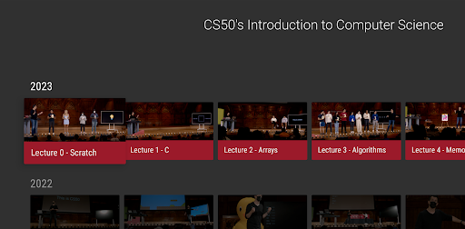 CS50 Screen 2
