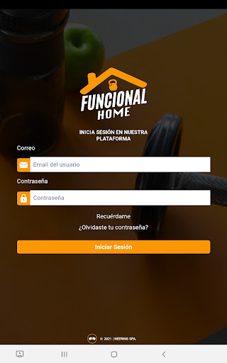 Android application Funcional Home screenshort