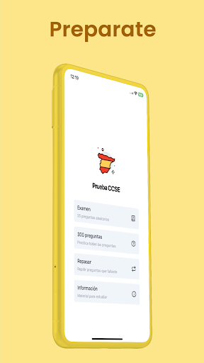 Android application CCSE Test Nacionalidad España screenshort