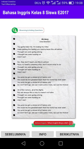 Bahasa Inggris Kelas 8 Siswa E2017