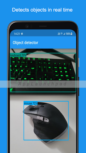 Android application Object detector screenshort