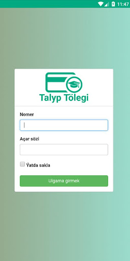 Android application Talyp Tolegi screenshort
