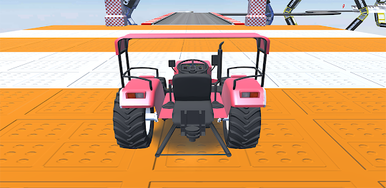Indian Farming Tractor 3D