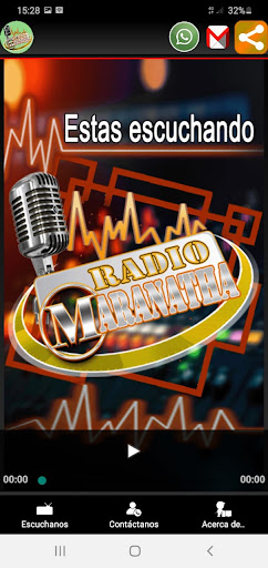 Android application Radio Maranatha screenshort