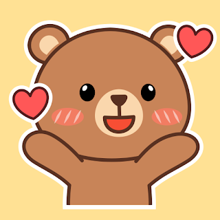 Oh My Bear Cute Stickers apk