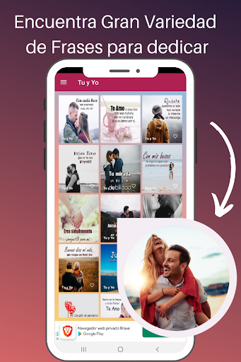 Android application Mi Amor te Amo Mucho screenshort