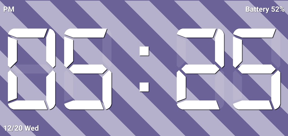 #7. TableClock - LED Theme Clock (Android) 由: blackstar