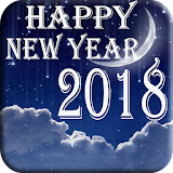 Happy New Year 2018 Greeting Card wishes Wallpaper icon