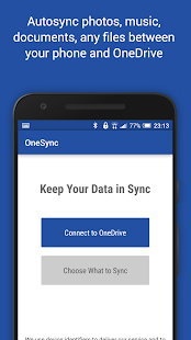 OneSync: Autosync for OneDrive Screenshot