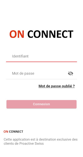 Android application OnConnect screenshort