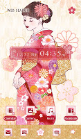 screenshot of Japanese style-Kimono Lady-