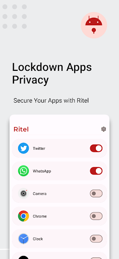 Android application Ritel App Lock screenshort