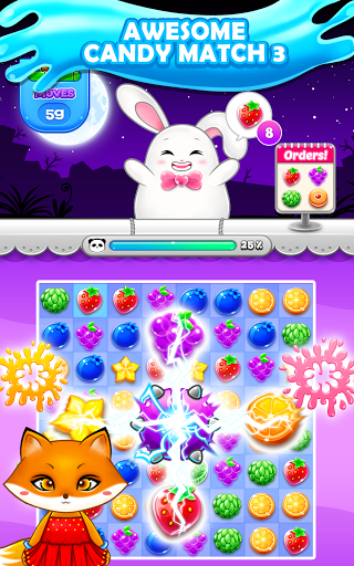 Candy Sweet Fruits Blast  - Match 3 Game 2020 1.1.8 screenshots 2
