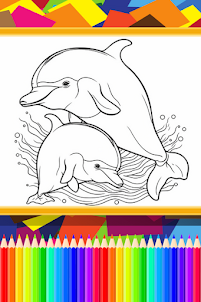 Happy Coloring Book Animals