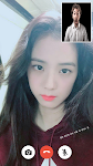 screenshot of Jisoo Fake Call