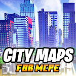 Cover Image of डाउनलोड City Maps for Minecraft PE - MCPE Modern Cities 1.0.0 APK