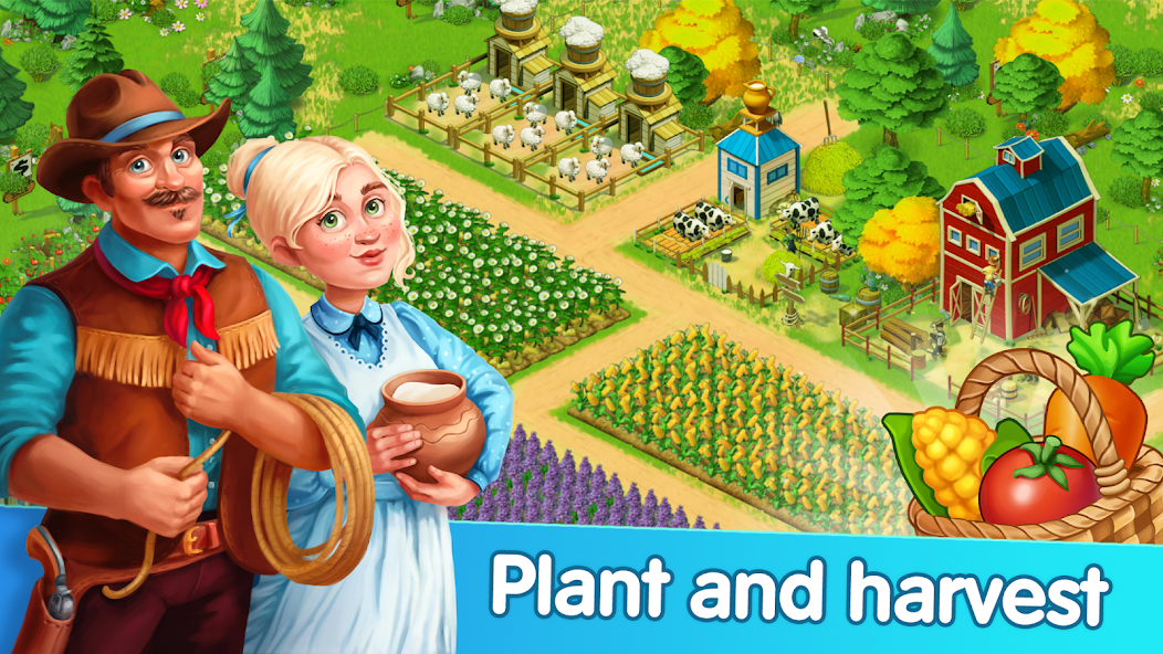 Homesteads: Dream Farm 30001179 APK + Mod (Unlimited money) untuk android